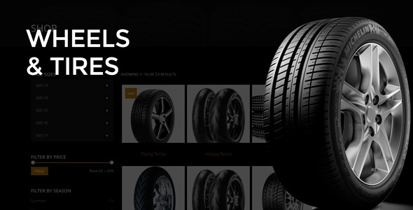 Wheels & Tires - WordPress Theme Logo